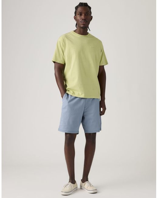 Levi's Blue Boxer Cotton Linen Shorts for men