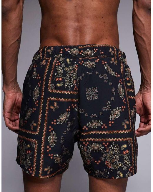ASOS Black Swim Shorts for men