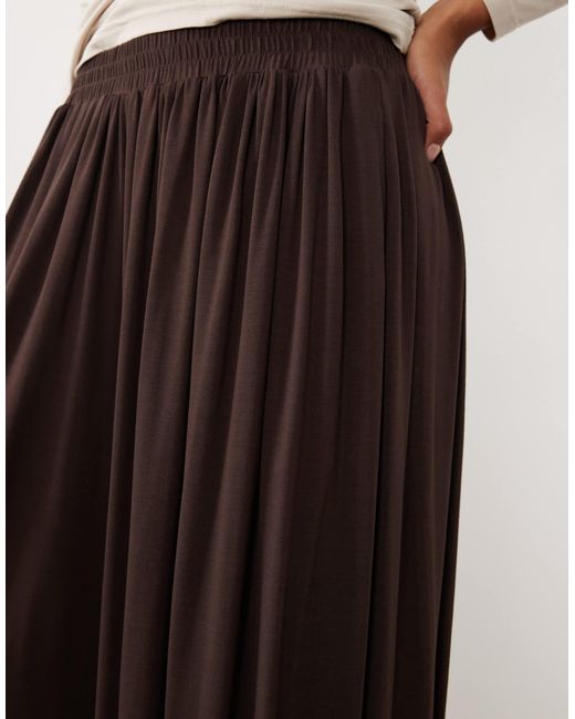 Iyal Black Jersey Cuffed Balloon Leg Trousers