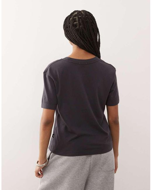 Quiksilver Gray Essential Short Sleeve T-Shirt