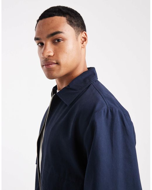 Farah – tyler – jacke aus baumwolle in Blue für Herren