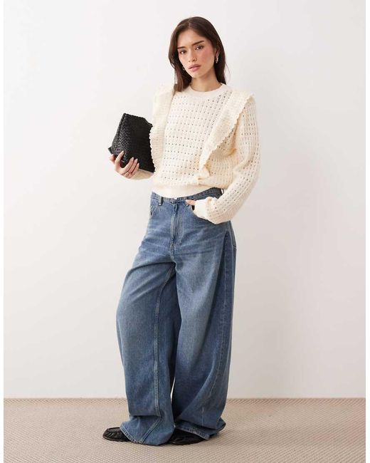 Top di Mango in Blue