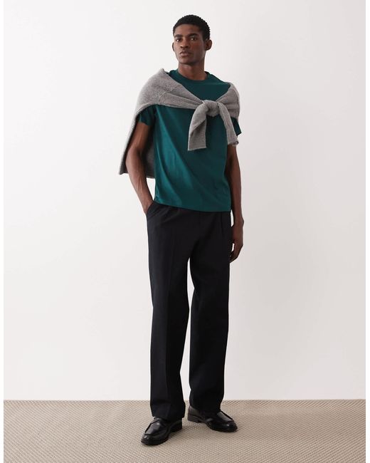ASOS – basic-t-shirt in Green für Herren