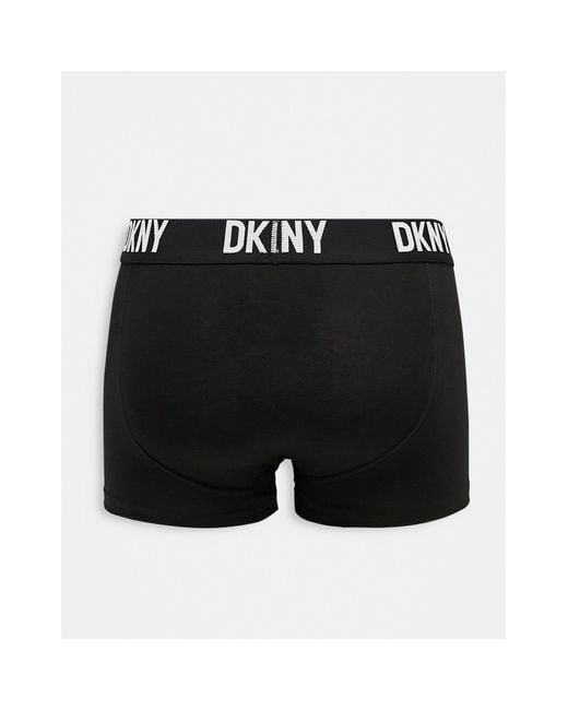 DKNY Portland - Set Van 5 Boxershorts in het Zwart voor heren | Lyst NL
