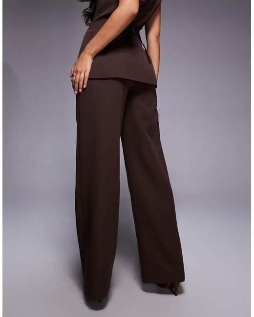 Kaiia Blue Exclusive Tailored Wide Leg Trousers Co-Ord