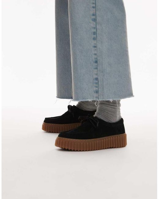Clarks Black Torhill Bee Shoe