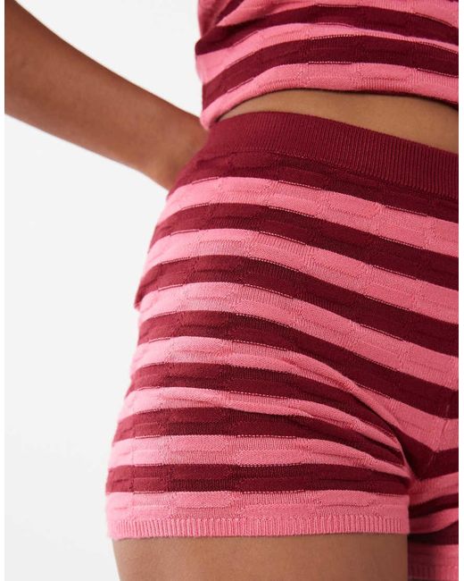 Mango Red Teen Knitted Short Co-ord