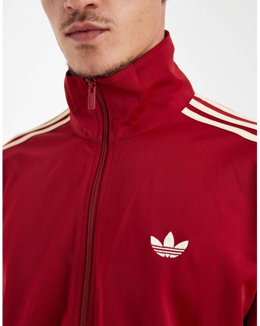 Adidas Originals Red Firebird Track Top for men