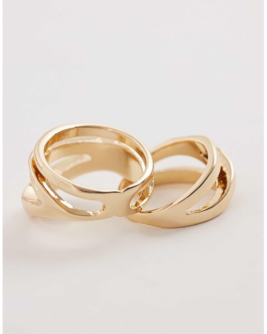 ASOS Natural – abstrakte ringe