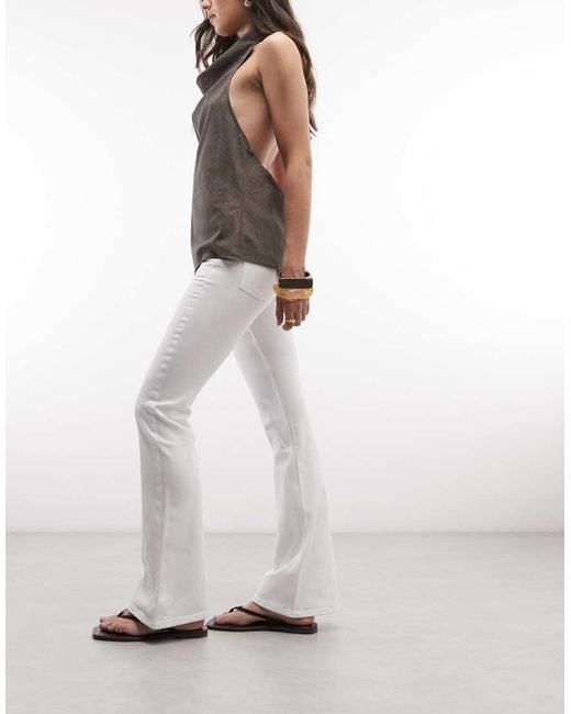 Cheap Monday White Booty Bei Flared Jeans
