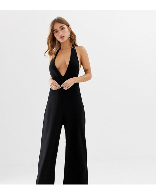 asos halter neck jumpsuit