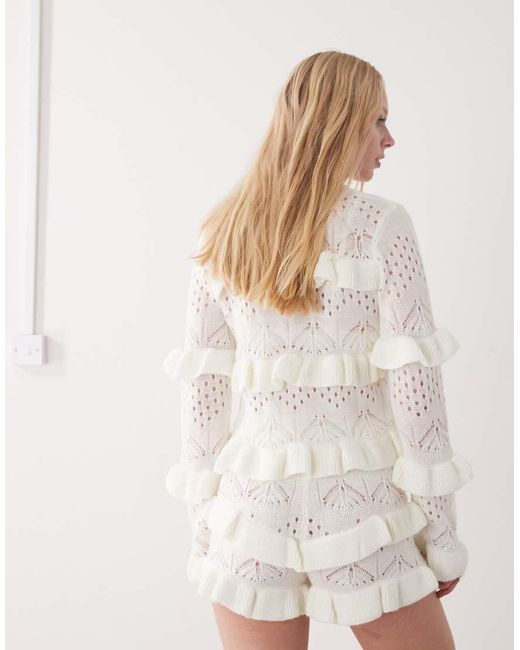 The Ragged Priest Natural Frilly Shorts