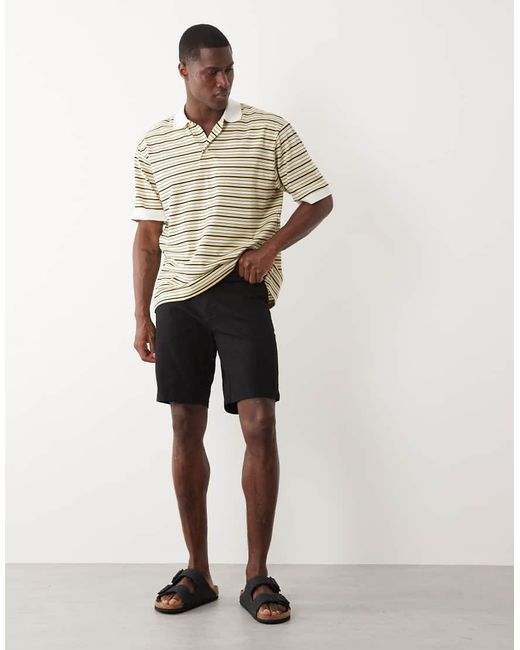 ASOS Natural Skinny Fit Chino Shorts for men