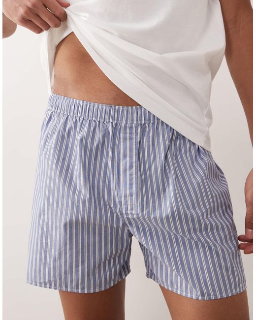 ARKET Blue Pure Cotton 2 Pack Shorts for men