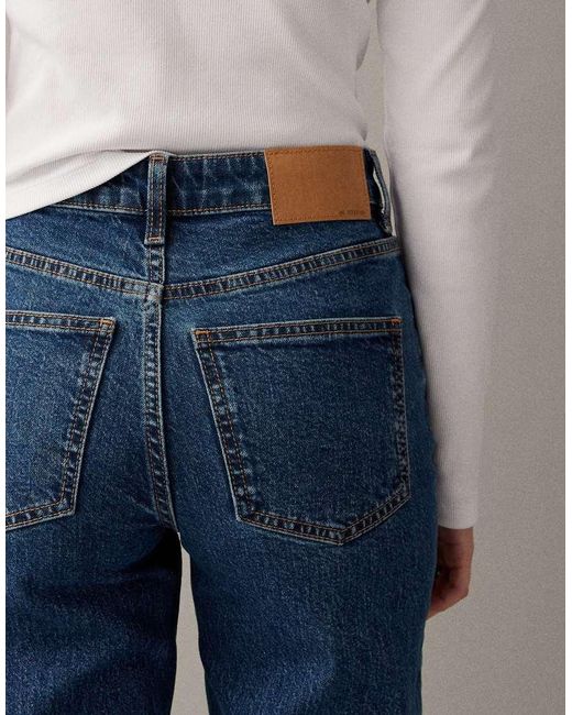 ASOS Blue Ankle Grazer Comfort Stretch Straight Leg Jeans