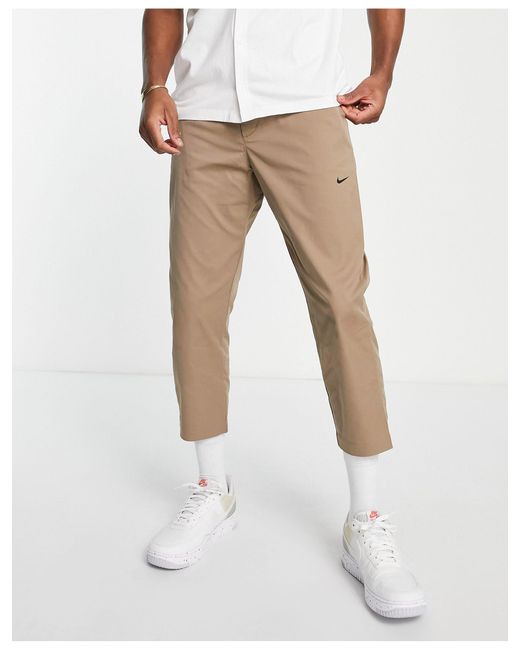 Nike Premium Utility Woven Cropped Trousers in Natural for Men | Lyst  Australia