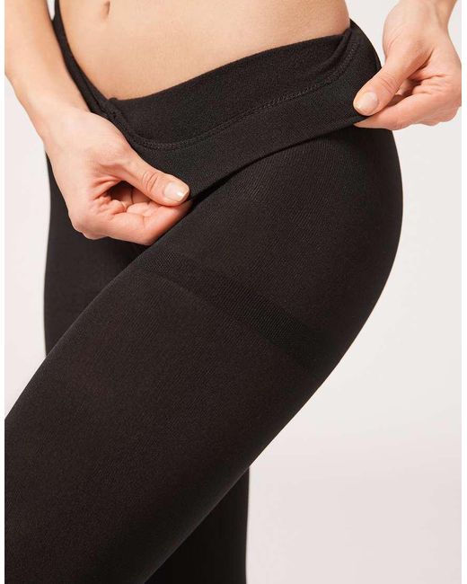 Calzedonia Black Thermal Super Opaque Tights