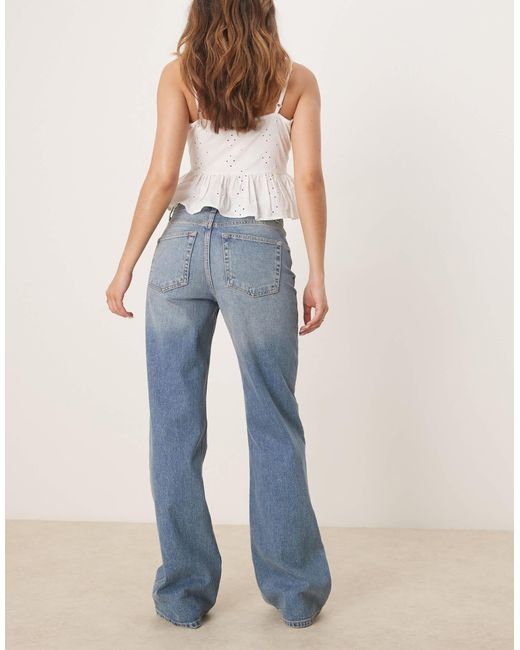 ASOS Blue Denim Bootcut Flare Jean