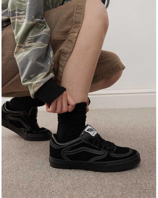 Vans Black Rowley Classic Trainers for men