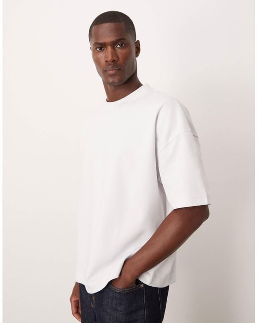 ASOS Natural Breathemaxtm Heavyweight Oversized Boxy Dropped Shoulder T-shirt for men