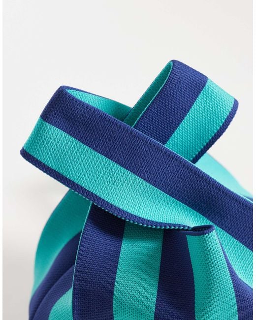 ASOS Blue Loop Through Clutch Bag