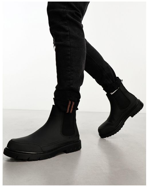 Schuh Black Banks Chunky Chelsea Boots for men