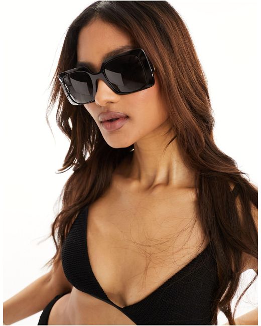 Versace Black – eckige sonnenbrille