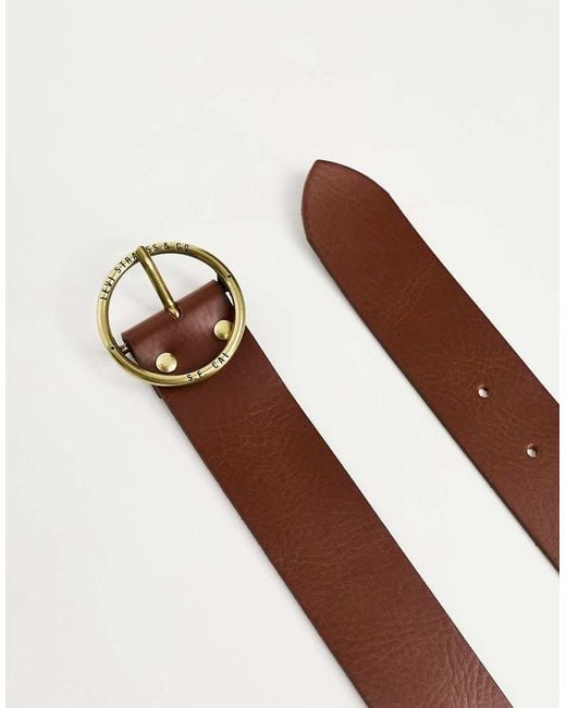 Levi's Blue Leather Belt