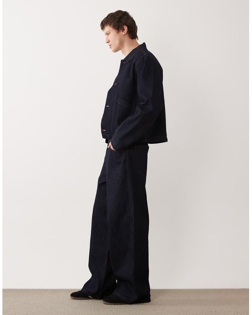 ASOS Blue Co-ord Loose Jeans for men