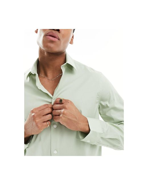 ASOS White Regular Fit Shirt for men