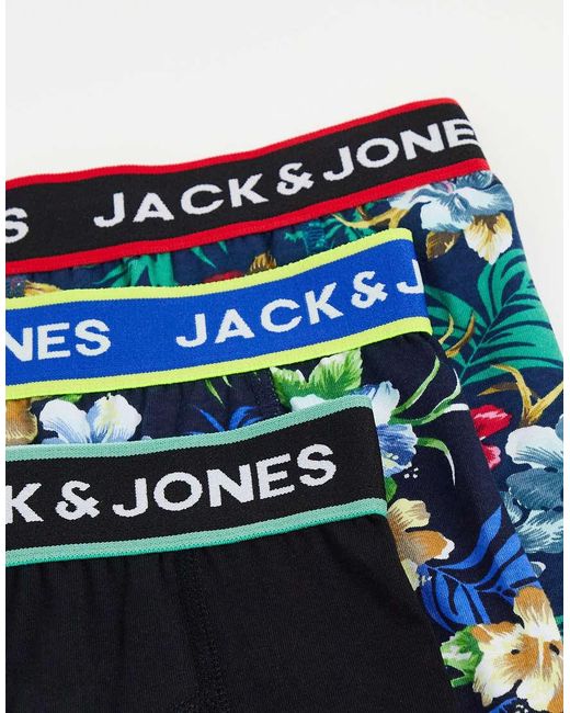 Jack & Jones Multicolor 3 Pack Trunks for men