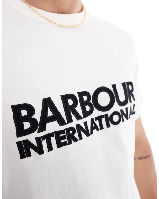 Barbour White Jason T-shirt for men