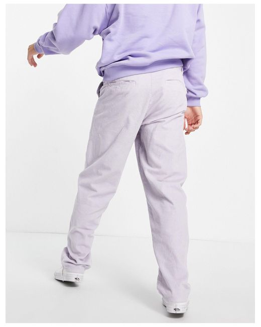 ASOS baggy Pants in Purple for Men | Lyst