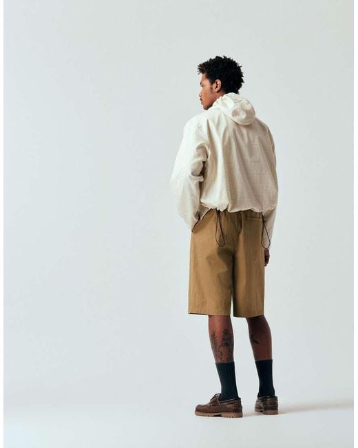 ASOS White Long Length Jorts for men
