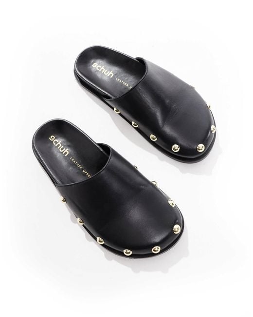 Schuh Brown Teale Clog Mules