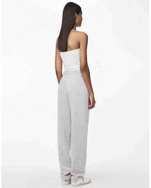 Pieces White Sweatpants