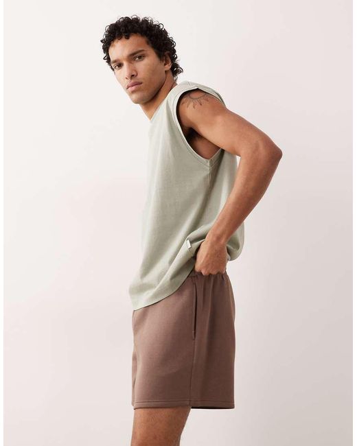 ASOS Essentials in het Natural voor heren