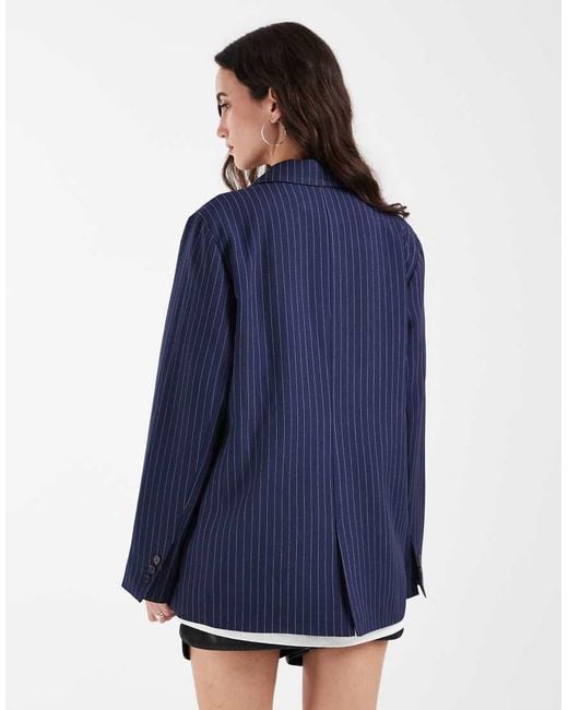 BRONZE SNAKE Blue Brooks Blazer