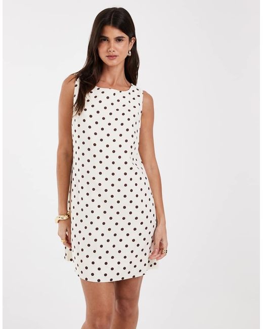 Gap White Linen Smock Midi Dress