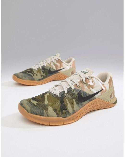 Metcon 4 - Sneakers mimetiche ah7453-300 di Nike in Green da Uomo