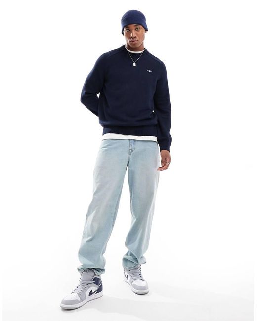 Maglione Casual di Gant in Blue da Uomo