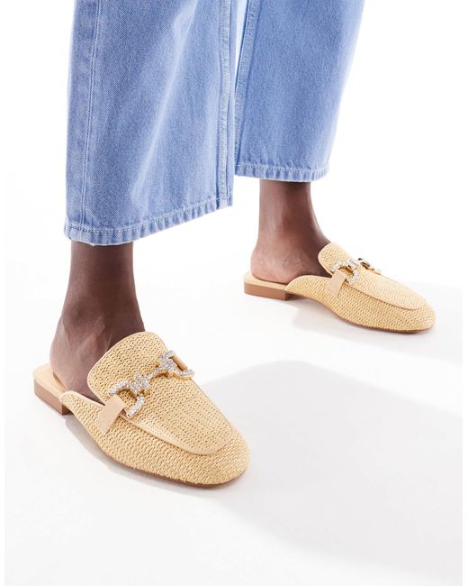 Stradivarius Blue – mules-loafer