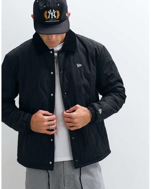 KTZ Black Logo Coach Jacket for men