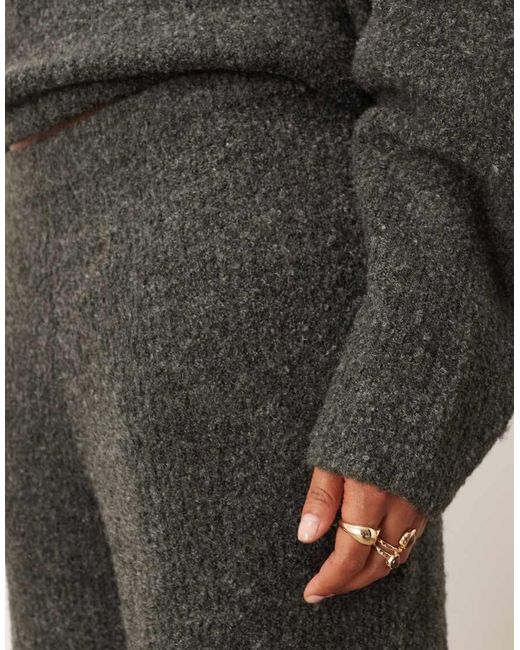 ARRANGE Multicolor Curve Boucle Knit Straight Leg Trouser Co-ord