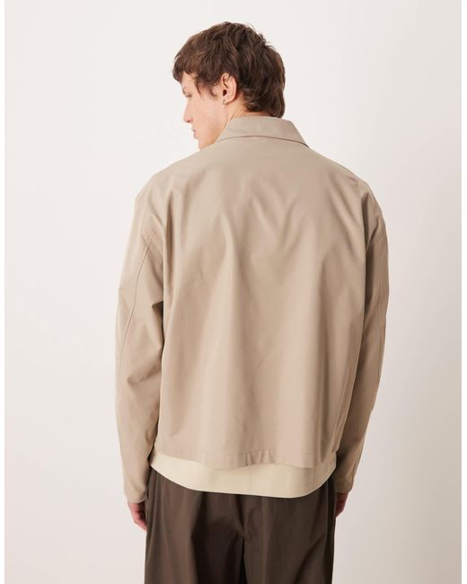 ASOS Natural Oversized Jacket for men
