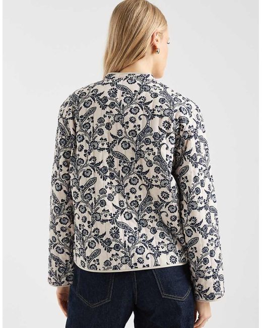 Vero Moda Gray Quilted Jacket