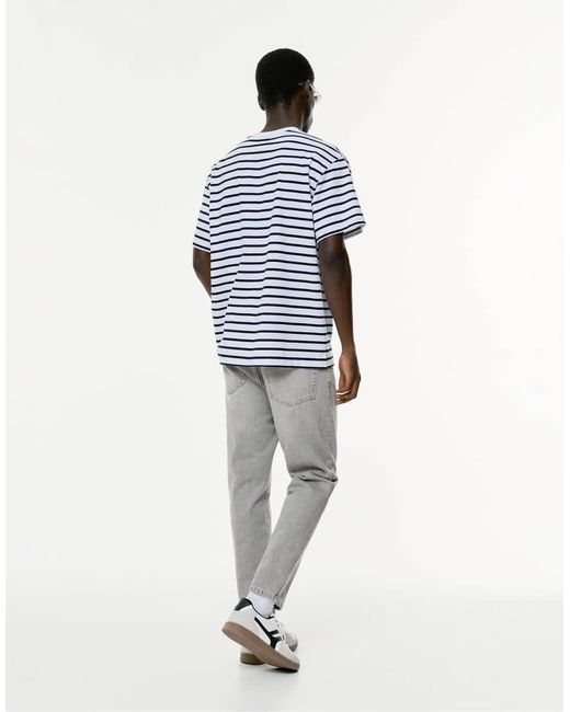 Pull&Bear White Standard Jeans for men
