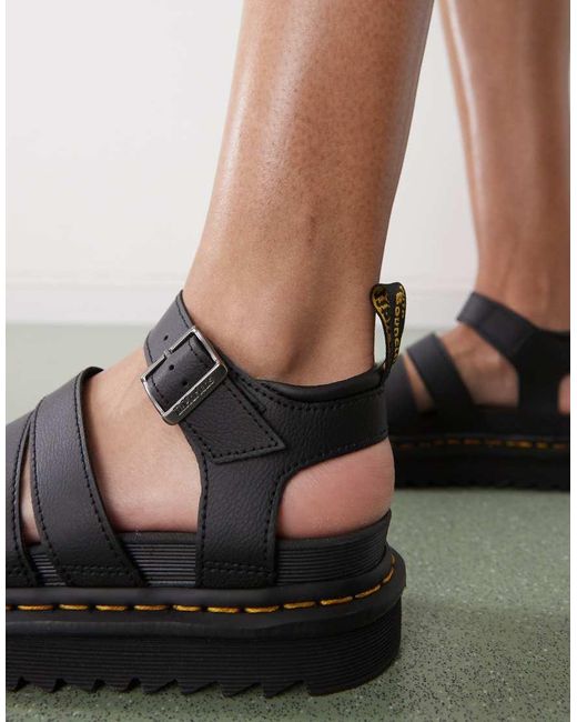 Dr. Martens Black Blaire Sandals
