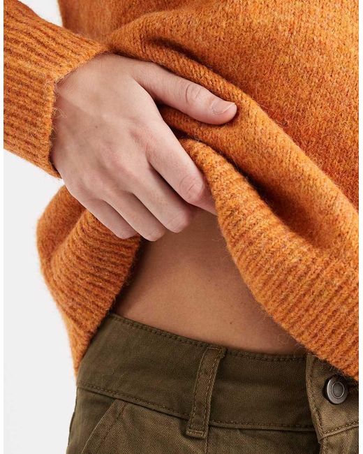 New Look Orange Oversized Jumper