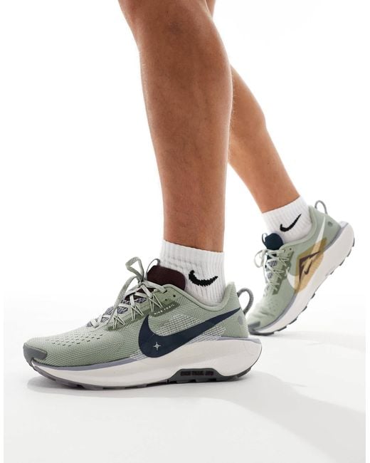 Nike White Reactx Pegasus Trail 5 Trainers for men